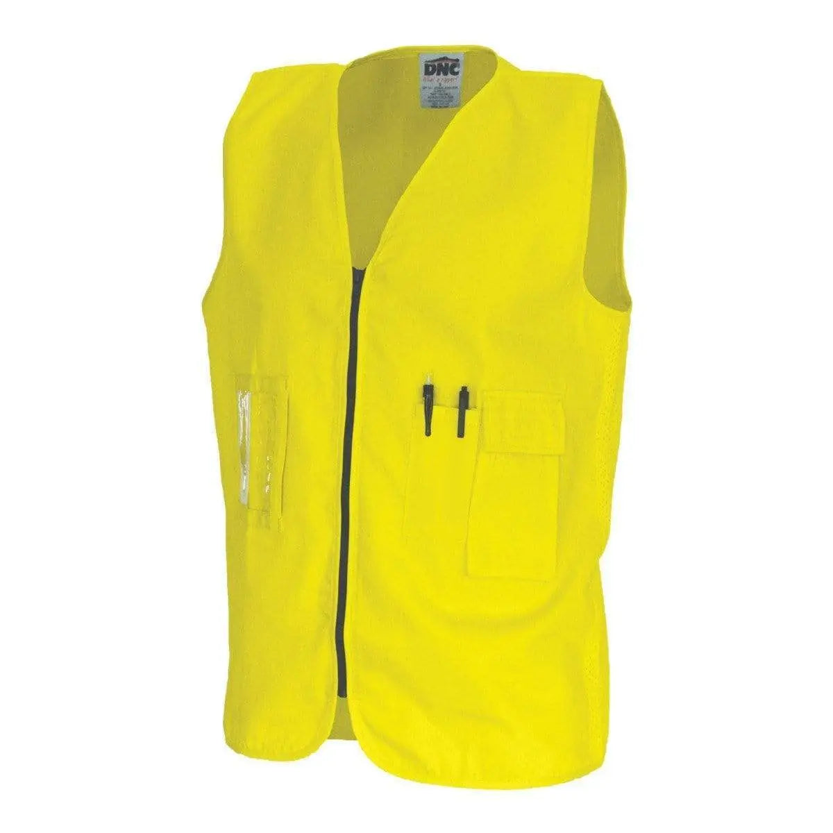 Dnc Workwear Daytime Cotton Safety Vest  - 3808 Metro Workwear.